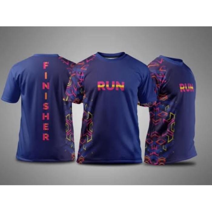 Jersey RUN FINISHER - Pakaian Set Lari Finisher