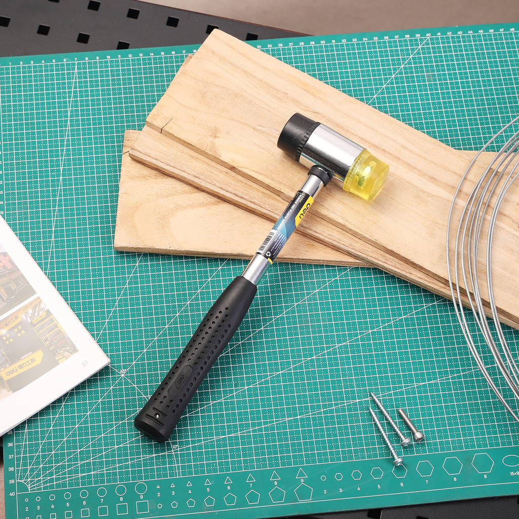 DELI 40mm Claw Hammer Woodworking Craft Hammer Nail Hammer Household Hardware Tools Percussion Hand 