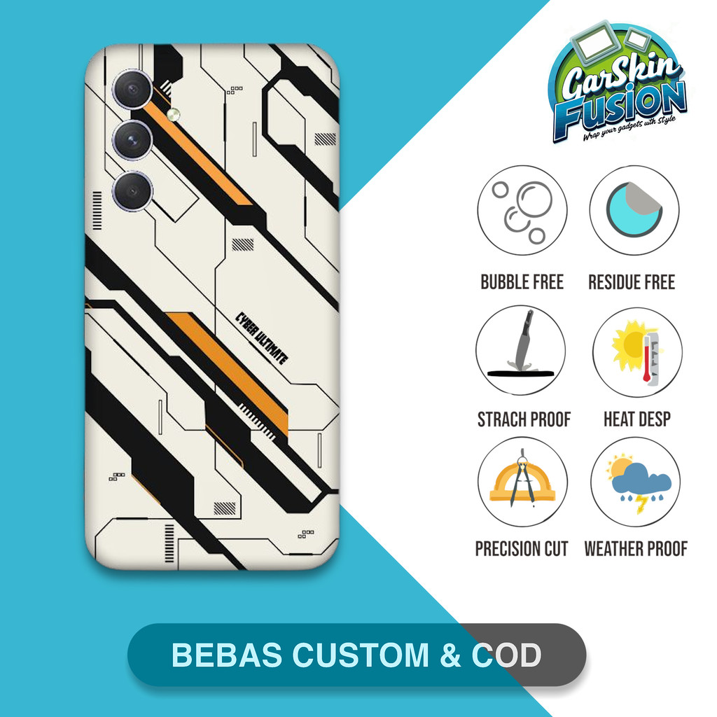 Garskin Skin Samsung A54 cyber Ultimate Anti-Scratch Protector Case | by Fusion Kode - kYp