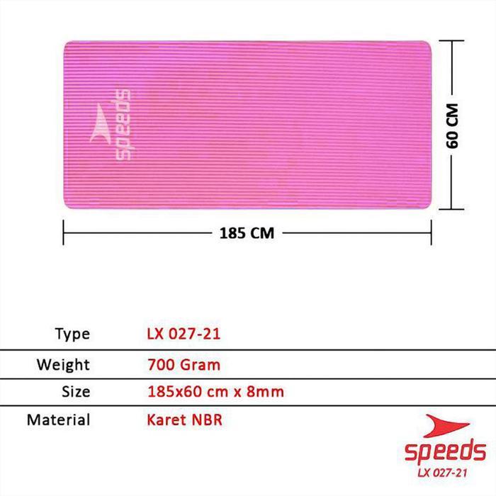Speeds - Speeds Matras Yoga Multifungsi / Yoga Mat / Matras Untuk Olahraga, Matras Workout, Matras