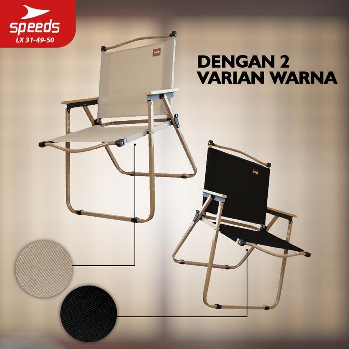 Speeds - Speeds Kursi Kermit Lipat Kursi Camping Lipat Kursi Lipat Outdoor Kursi Teras Minimalis