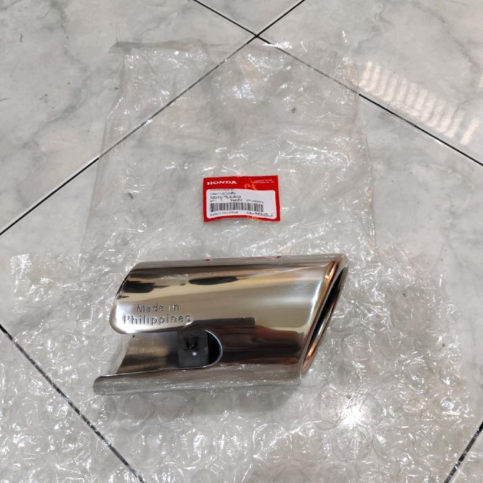 muffler finisher cover ujung knalpot CRV TURBO 2018 2019 2020 2021 2022 ori