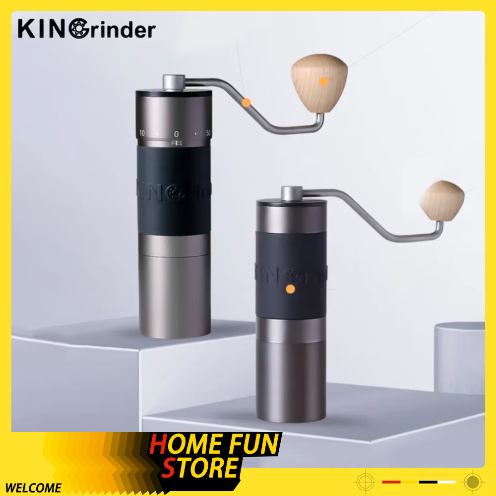 Kingrinder K0 K1 K2 K6 Coffee Bean Hand Grinders Pour Over Coffee Hand Mill Portable Bespoke Metal