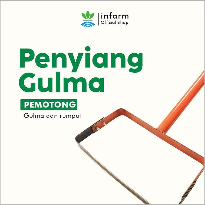 Infarm - Pencabut Rumput Pemotong Gulma Rumput Pemotong Rumput Alat Cangkul Mini Serbaguna,