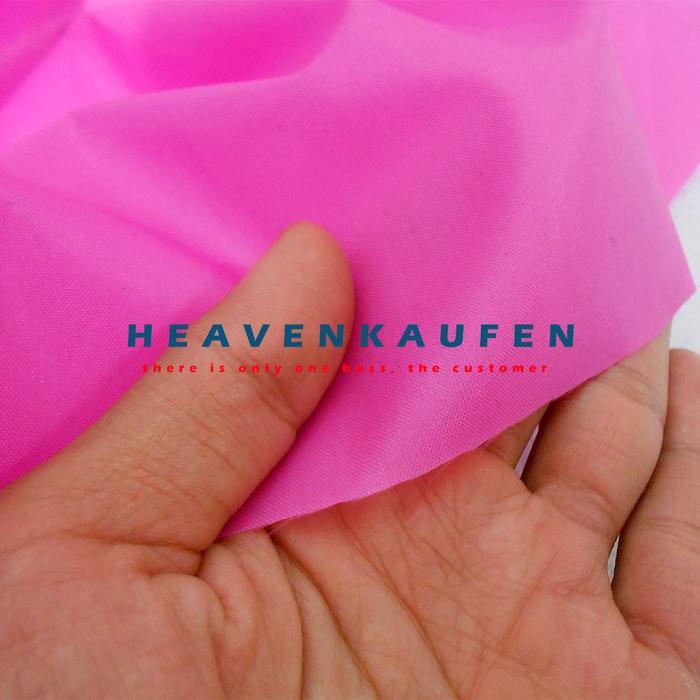 SALE Kain Parasut Furing WP/Pelapis Warna Pink Merah Muda Harga Per Meter Untuk Furing Dalam Tas