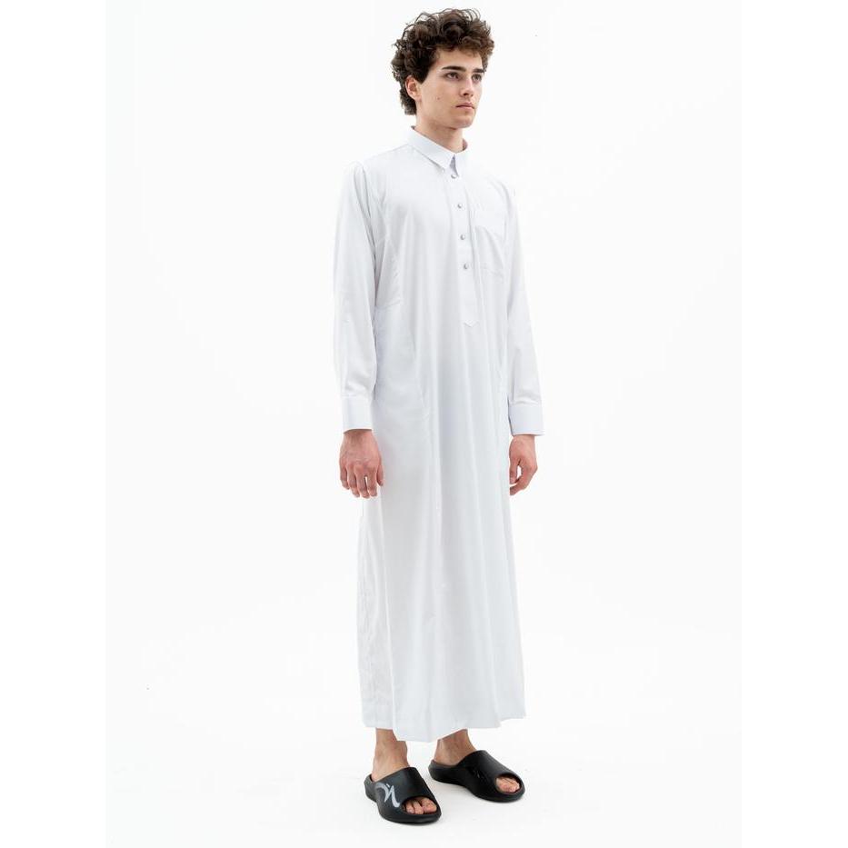 yvd1- Al Haramain Series Semi Wol Thobe Ali Jubah / Gamis Pria Remaja & Dewasa