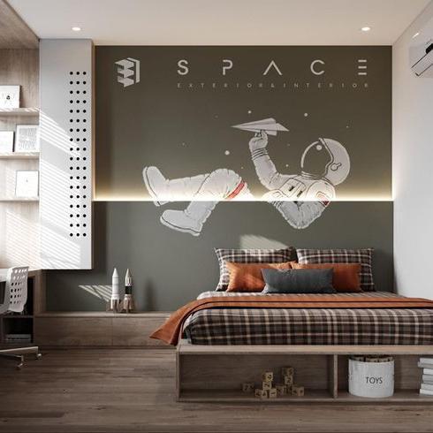 lukis dinding jasa kelapa gading