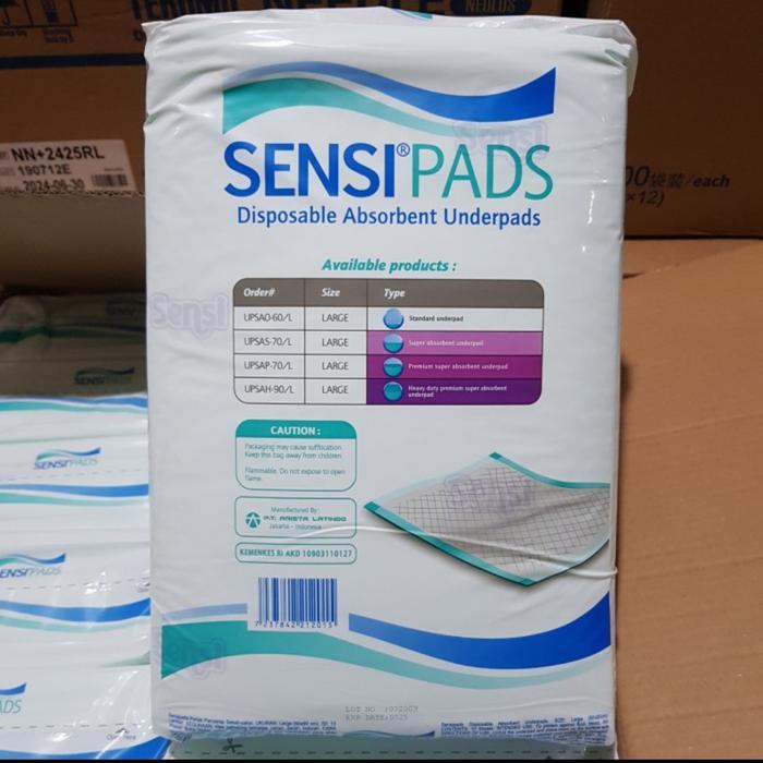 Sensi Pads/underpad sensi/tatakan/alas underpad