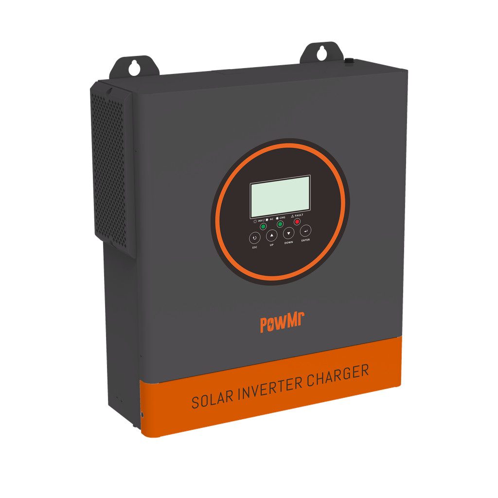 PowMr 3.5KW 24V All In One Solar Inverter 230Vac Max Charging Current 100Amp Pure Sine Wave Solar