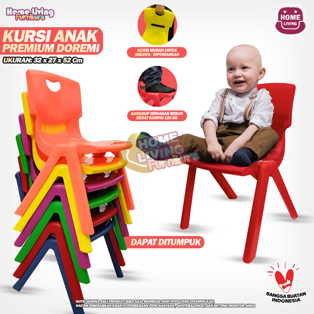 Kursi Anak/ Kursi Kecil Kursi Anak Kursi Plastik Termurah Baru Kursi anak Kindom Doremi / Kursi Plas