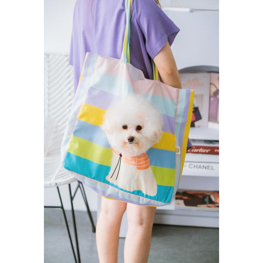 Pawpiness.Id Tote Bag For Human - Apricot Poodle