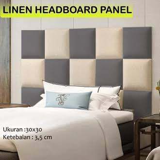 Wallpanel Dinding 3D Kamar Tidur| Seri Oscar Headboard Bed Foam Tempat Tidur Wallpanel 3D (Peredam S