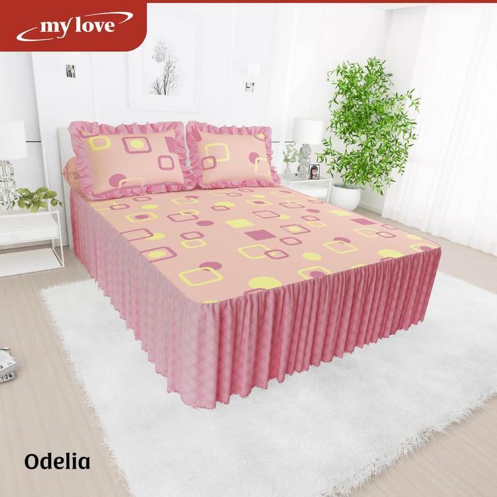 Sprei Rumbai 180x200 My Love / Seprai 160x200 My Love Rumbai Tinggi 30