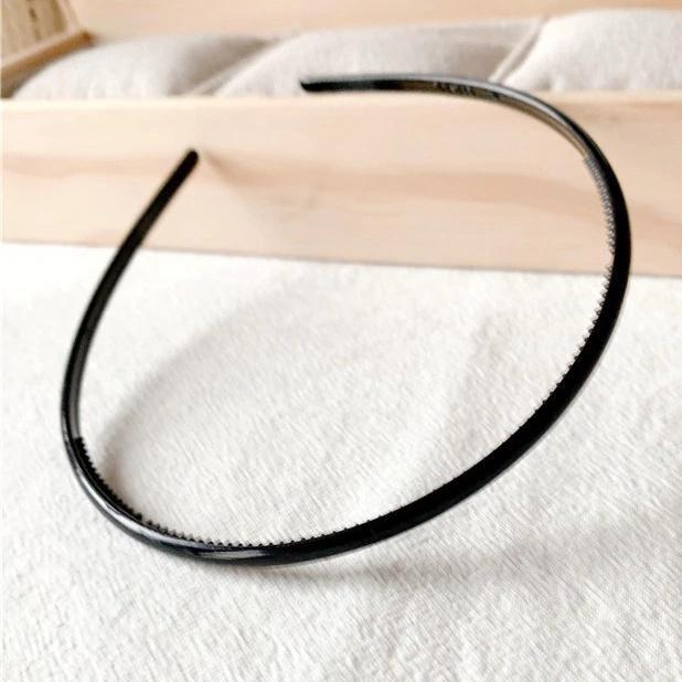 Bando Polos Hitam / Doff - Bando Lidi Medium Hitam Doff Satuan - Bando Pria Wanita