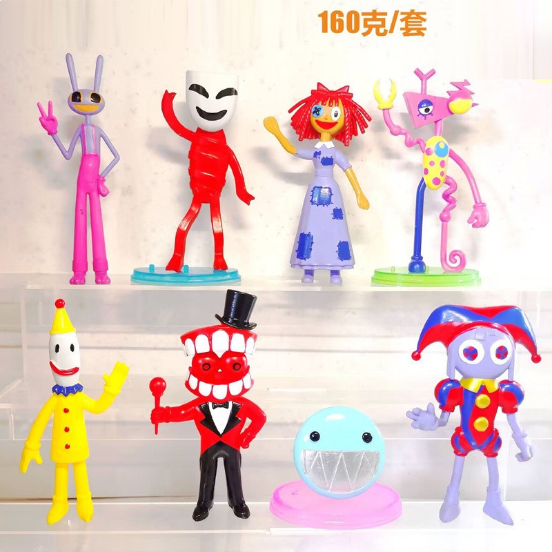 The Amazing Digital Circus Figure The Amazing Digital Circus Jax Pomni Action Figures Decorations PV