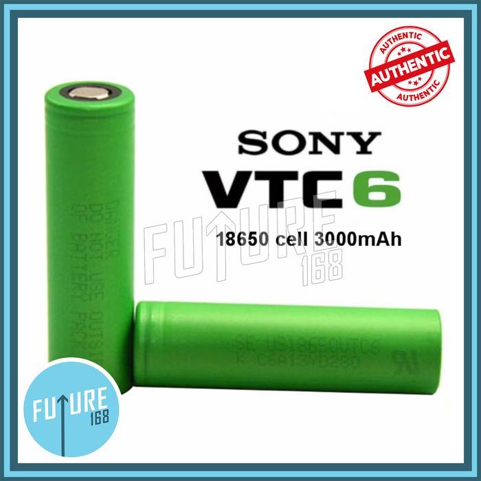 Safetr- Vtc6 / Vtc6A Battery 18650 3000Mah Authentic 100%, Baterai Sony Vtc 6