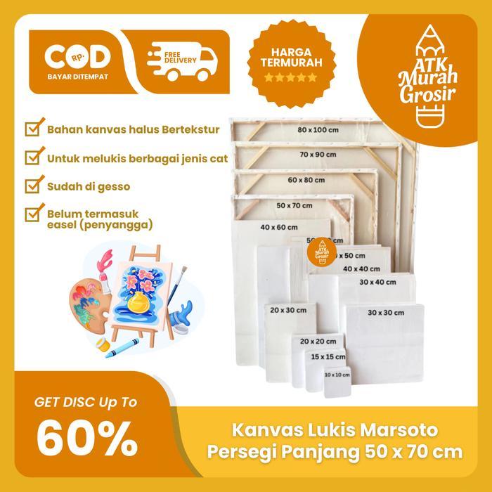 Kanvas Lukis 50 X 70 Cm/Canvas Board 50 X 70 Cm Diskon Sell