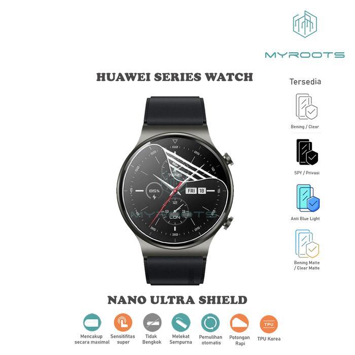 DISKON Anti Gores Nano Ultra Shield Compatible Untuk Huawei Smartwatch GT Runner Band 8 7 - Band 6 -
