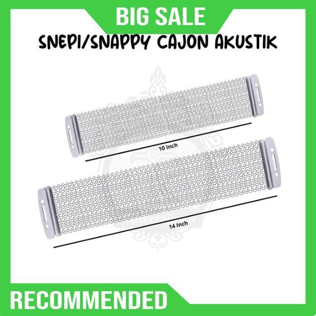 Snepi Snappy Senar Cajon Akustik Senar D Ukuran 10" 14" Inch