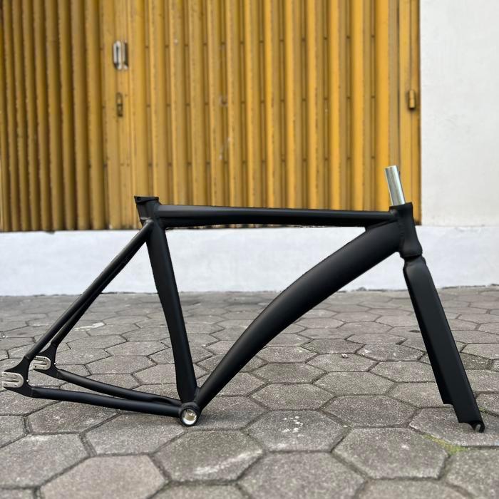 Promo Frame Fixie Pipih Aero Hitam Alloy 700C Pco Pro Original 51 Alluminium