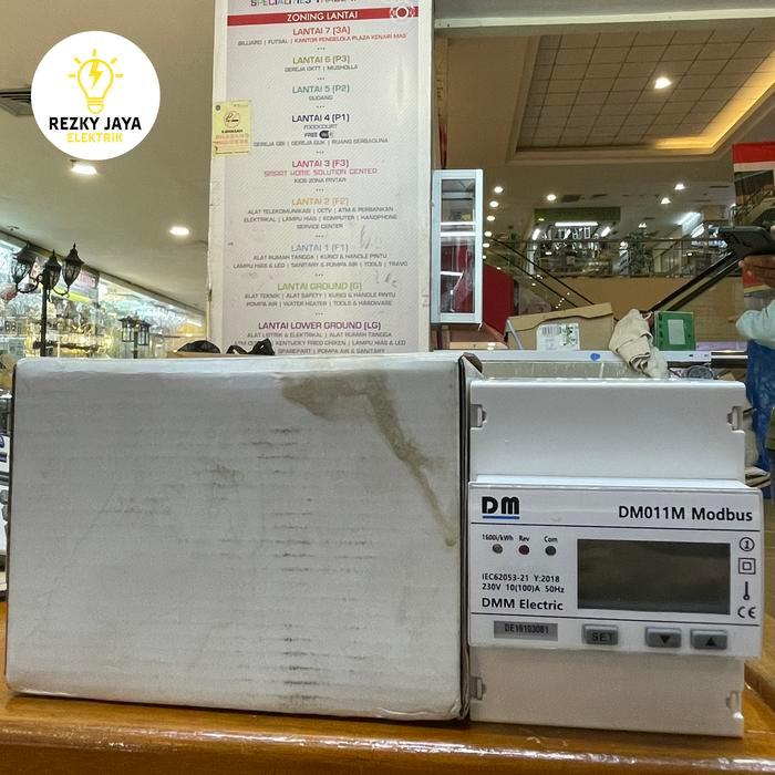 KWH METER DM 1PHASE DM011M 10(100)A 230V MODBUS