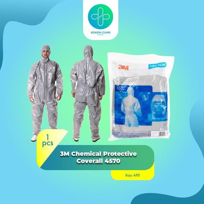 3M Chemical Protective Coverall 4570 - M