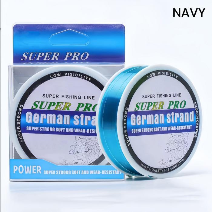 Senar Pancing Nylon 200M German Strand Full Fluorocarbon Tali Senar Super Kuat Anti Putus
