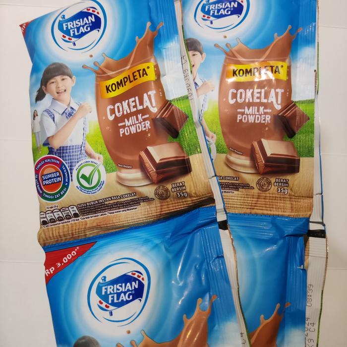 Susu Bubuk Bendera Kompleta Coklat (renceng)