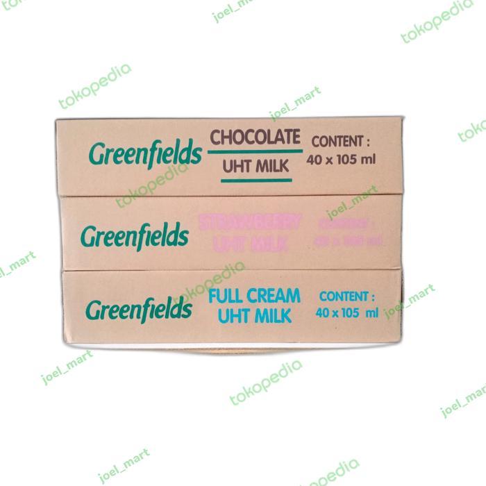 Terlaris GREENFIELDS 125 ML 125ML DUS KARTON / SUSU GREENFIELDS UHT 1DUS 40PCS Gratis Ongkir