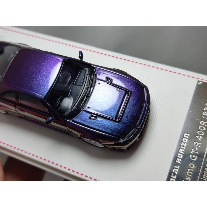 FOCAL HORIZON 1/64 NISSAN SKYLINE GT-R NISMO 400R IN MIDNIGHT PURPLE II UNSEALED