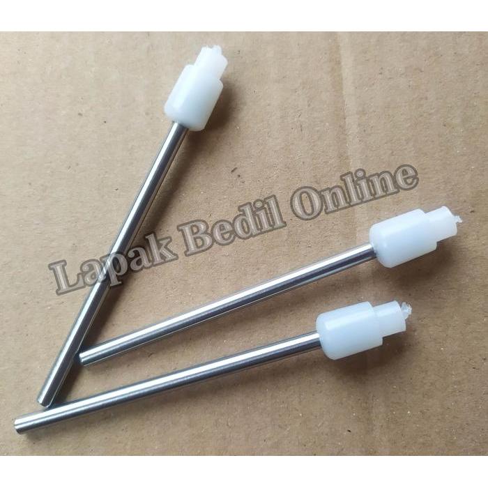"New" Pentil Tabung Full Teflon Putih Cembung AS 4mm Termurah