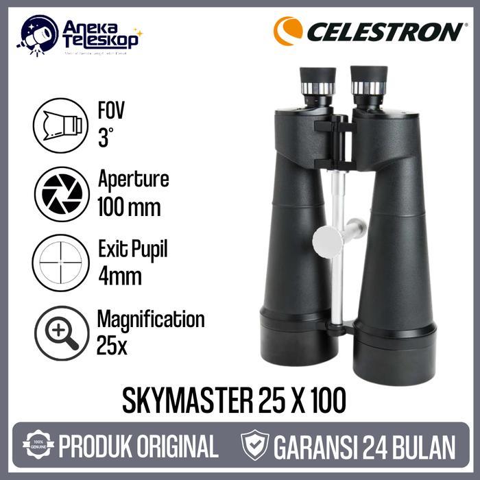 Celestron Skymaster 25X100 Porro Binocular Teropong