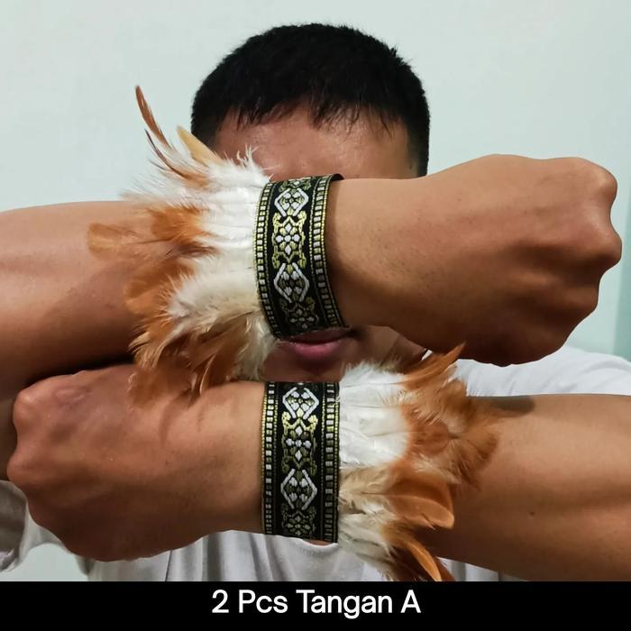 Kostum Adat Papua Mahkota Adat Pedalaman Papua Bulu Asli Kostum Karnaval Kostum Tari Papua dan Dayak