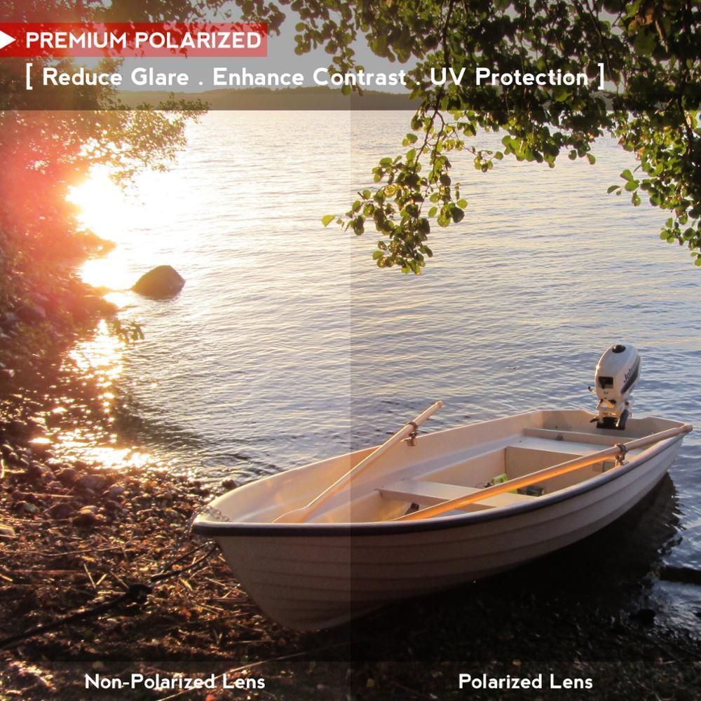 OOWLIT Anti-Scratch Polycarbonate Replacement Lenses for-Oakley Holbrook Metal OO4123 Etched