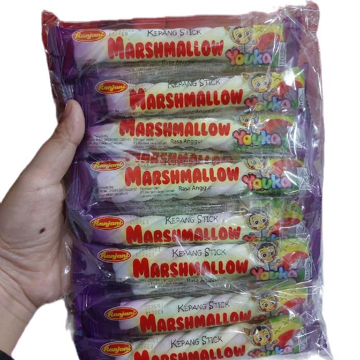 TERLARIS marshmallow youka kepang stick dan doraemon