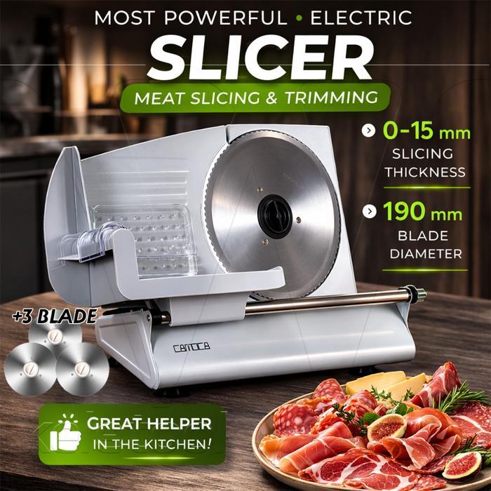 Otomatis Meat Slicer Stainless 304 Mesin Pengiris Daging Elektrik Daging Meat Slicer Automatic