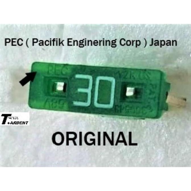 Fuse Micro Original Pec Japan Sekring Tancap Low Profile Mix 20 Pcs