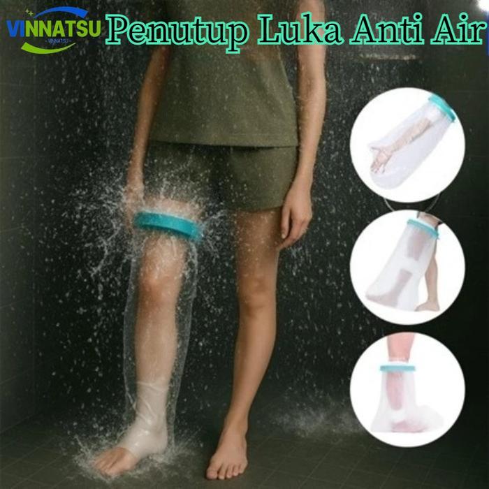 Vinnatsu Penutup Luka Tahan Air Cover Pelindung Gips Tangan Kaki Lutut Dewasa Untuk Shower Cover