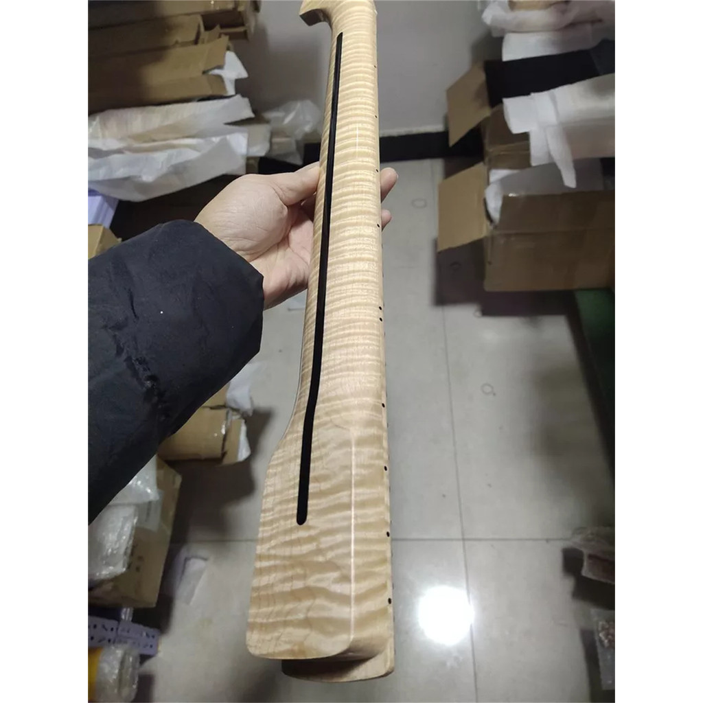 Best flame Maple electric guitar neck 22fret flame maple fretboard 25.5inch