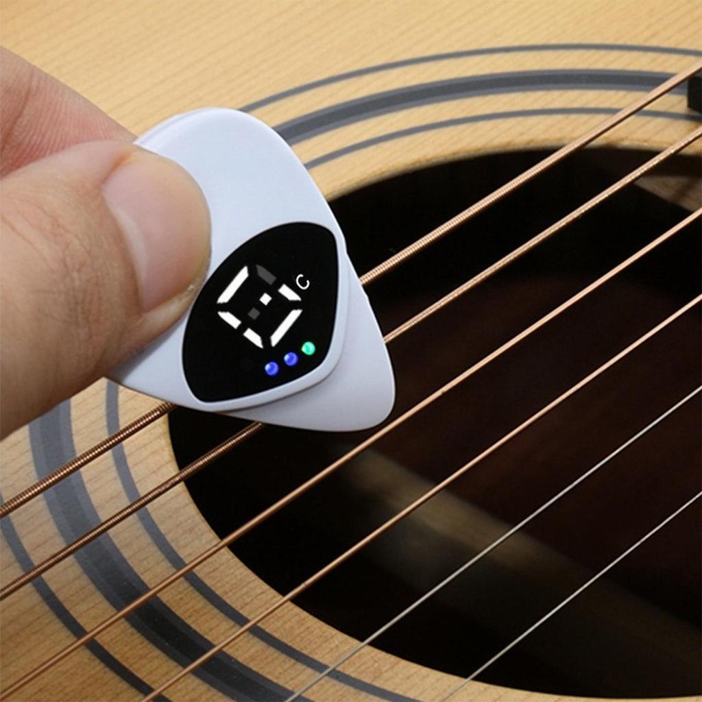 Electric Guitar Tuner Portable Acoustic Guitar Tuners Thin Guitar Picks Electric Guitar Learning