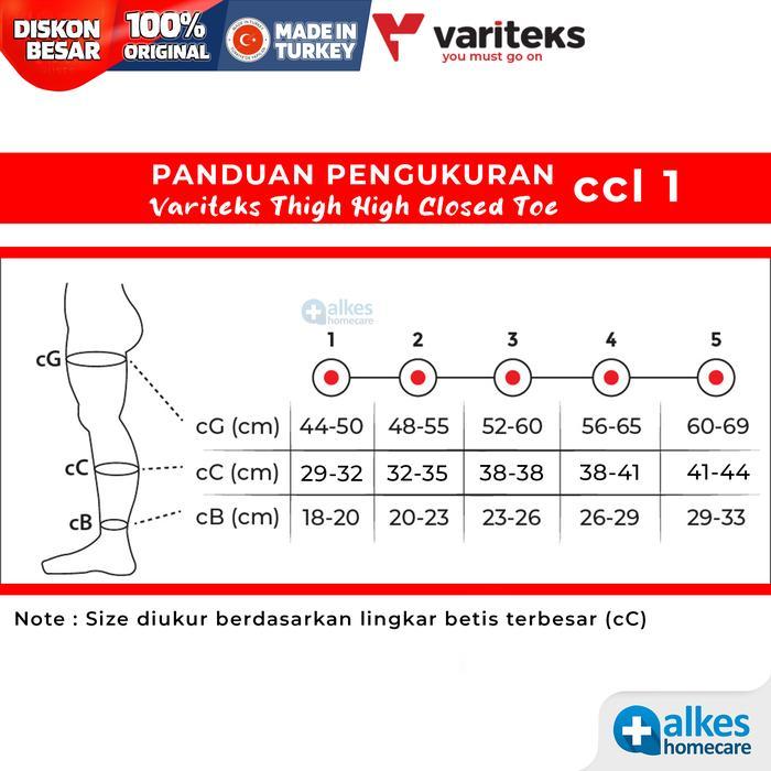 Stocking Varises - Variteks Knee High (Alat Terapi) Ccl 1 932