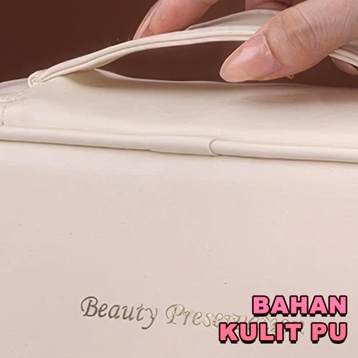 Sale Tas Make Up Multifungsi Tas Kosmetik Travel Waterproof Skincare Organizer Bk6030 Termurah
