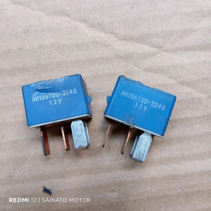 relay riley biru denso kaki 4 AH156700-3240 12V copotan/pcs