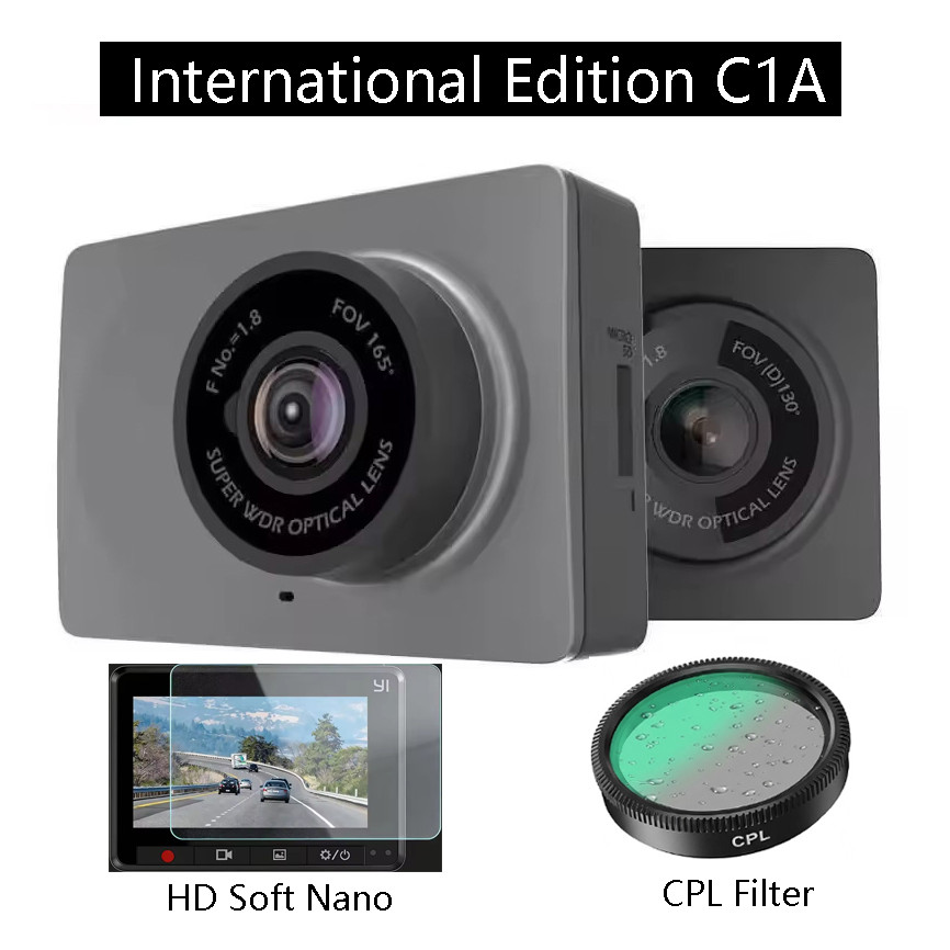 xiao YI Smart D am For ar 2.7 Sreen Full HD 1080P D am with Night Vision English International