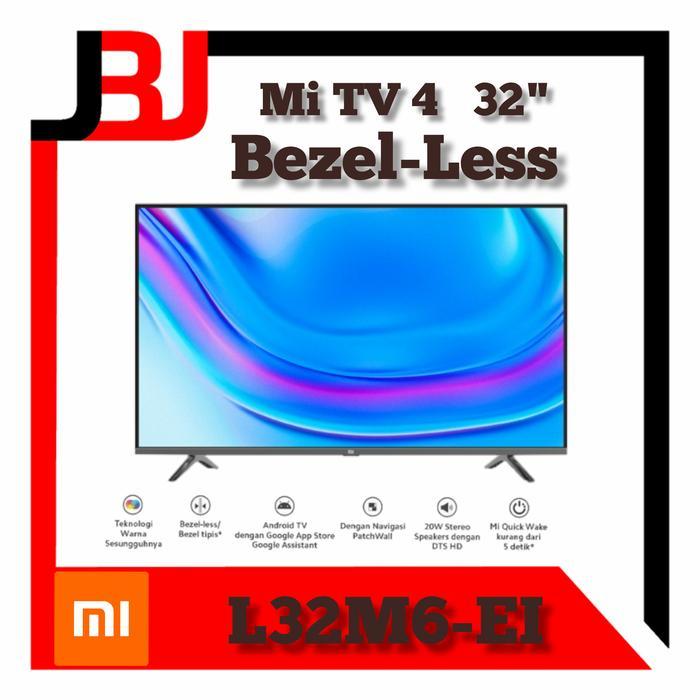 Xiaomi Android TV MI 4 32 inch Bezel-Less Smart MI TV 4 32"