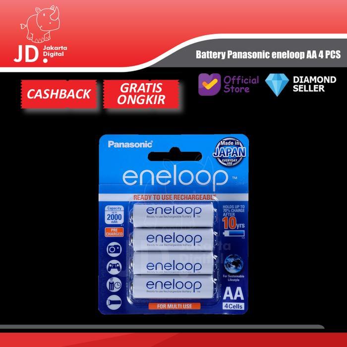 Eneloop Aa 4 Pcs 2Mah Rechargeable Battery Aa Eneloop Isi 4