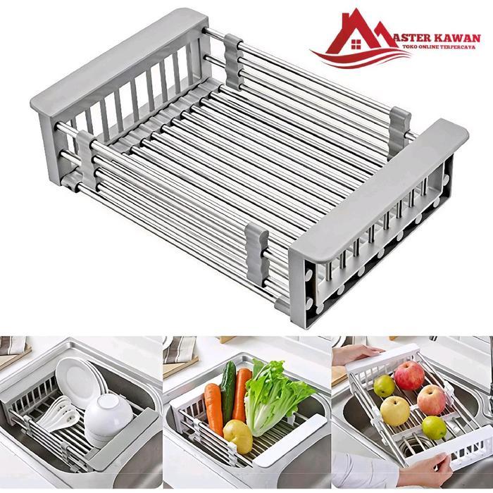 Tirisan Kitchen Sink Stainless Model Tarik /Tirisan Wastafel/ Tirisan Piring Sayur