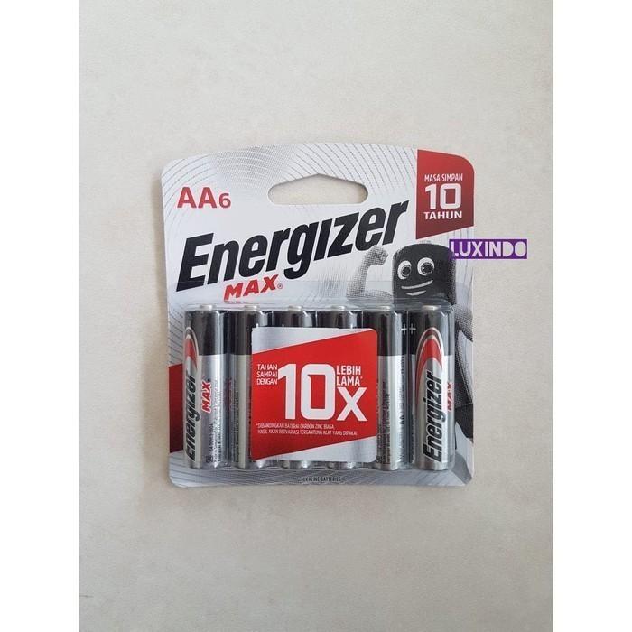 Baterai Energizer Max Aa6 Battery Energizer Max Aa Isi 6Pcs