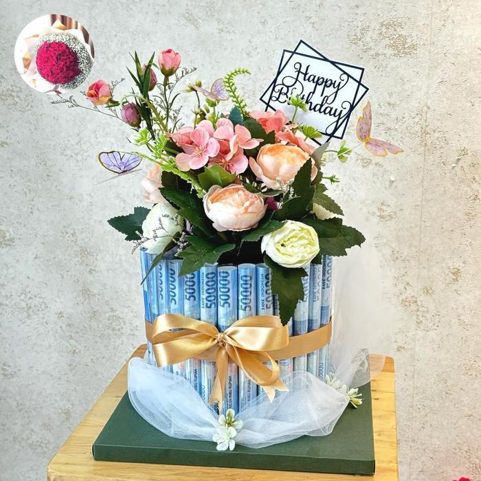 Bouquet Money Cake Kue Ulang Tahun Money