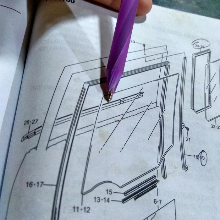 Pelipit Pintu Luar Belakang Apv